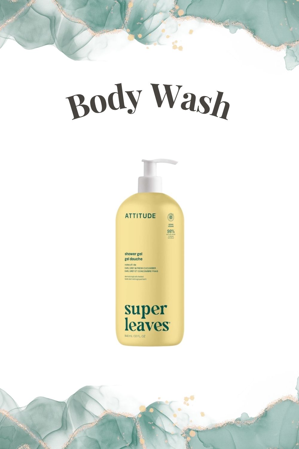 Clean Living Faves body wash