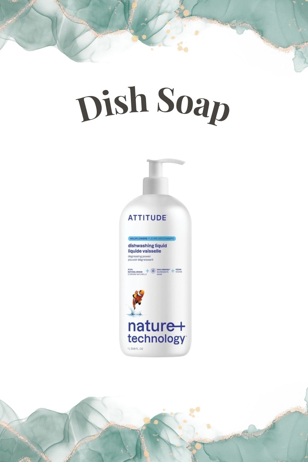 Clean Living Faves dish soap