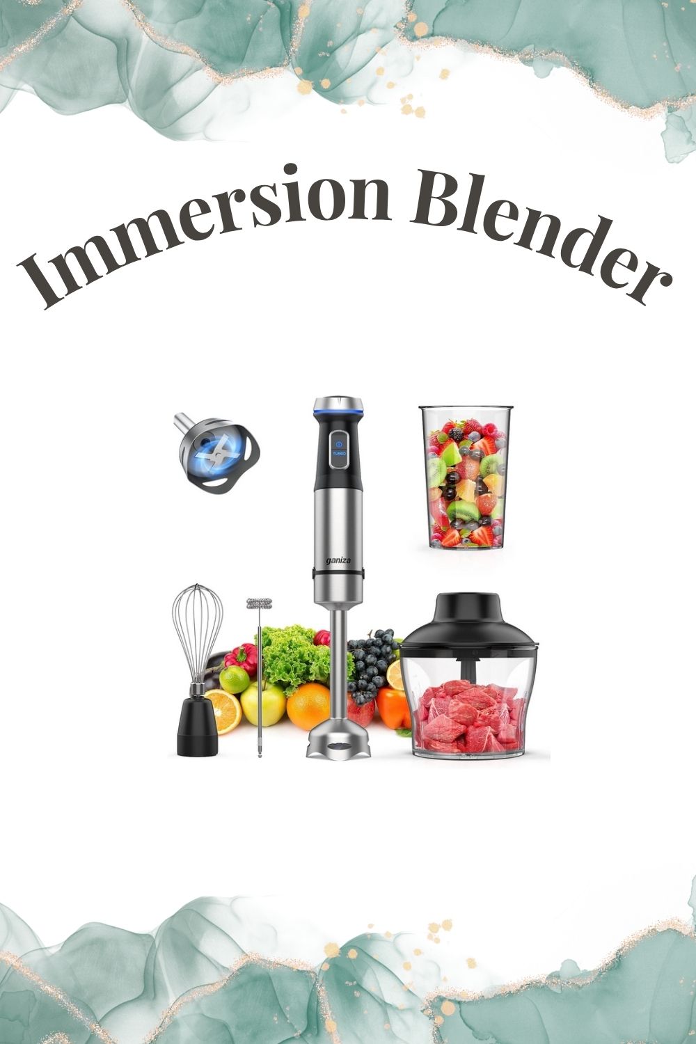 Clean Living Faves immersion blender