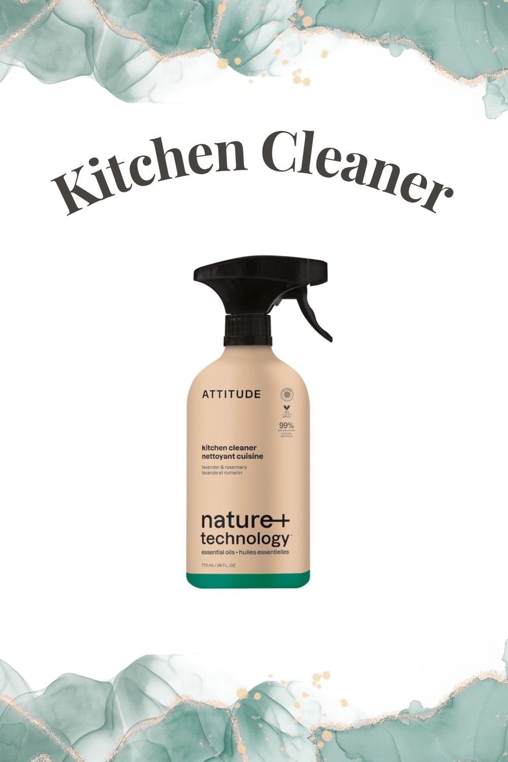 Clean Living Faves kitchen cleaner