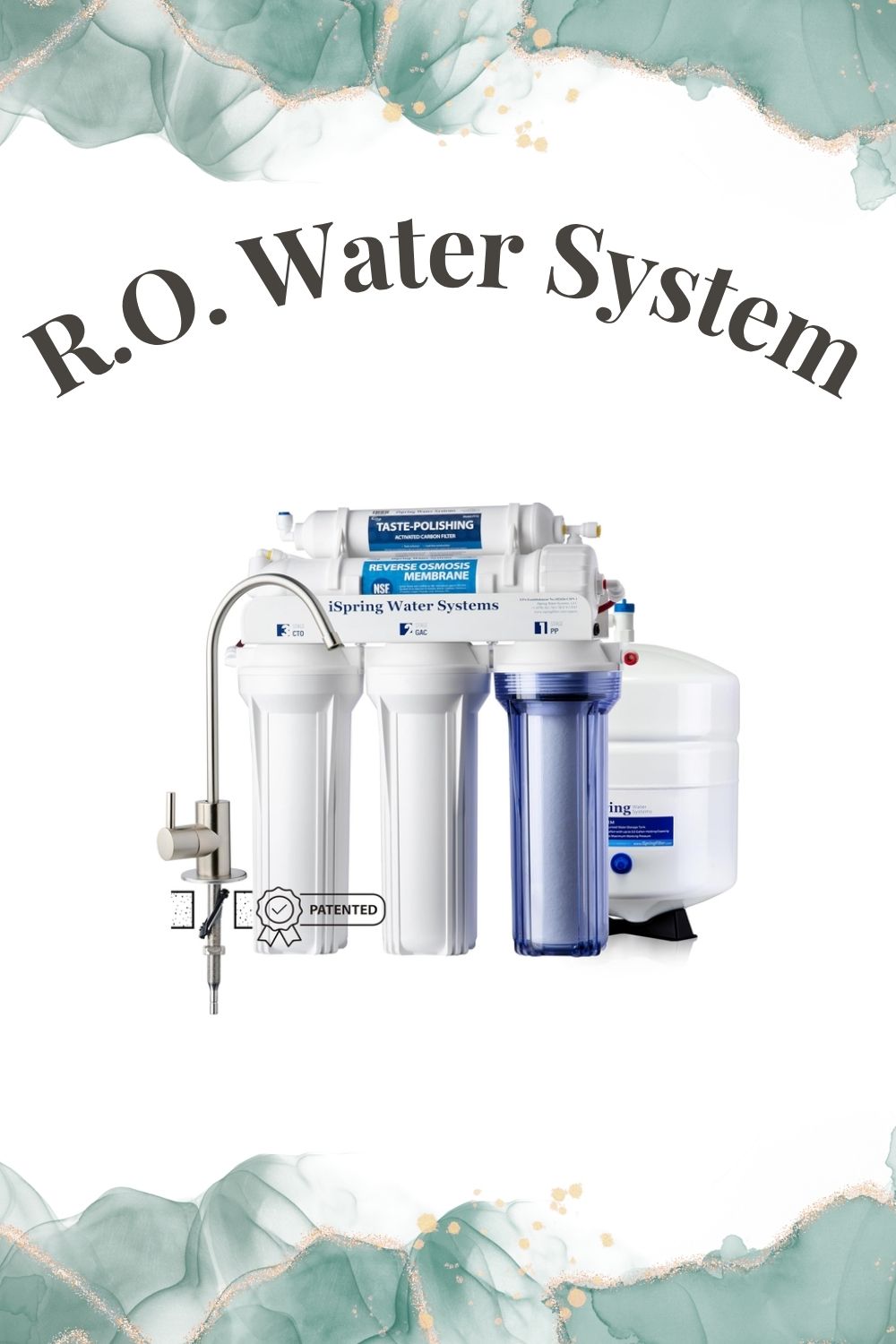 Clean Living Faves ro water system