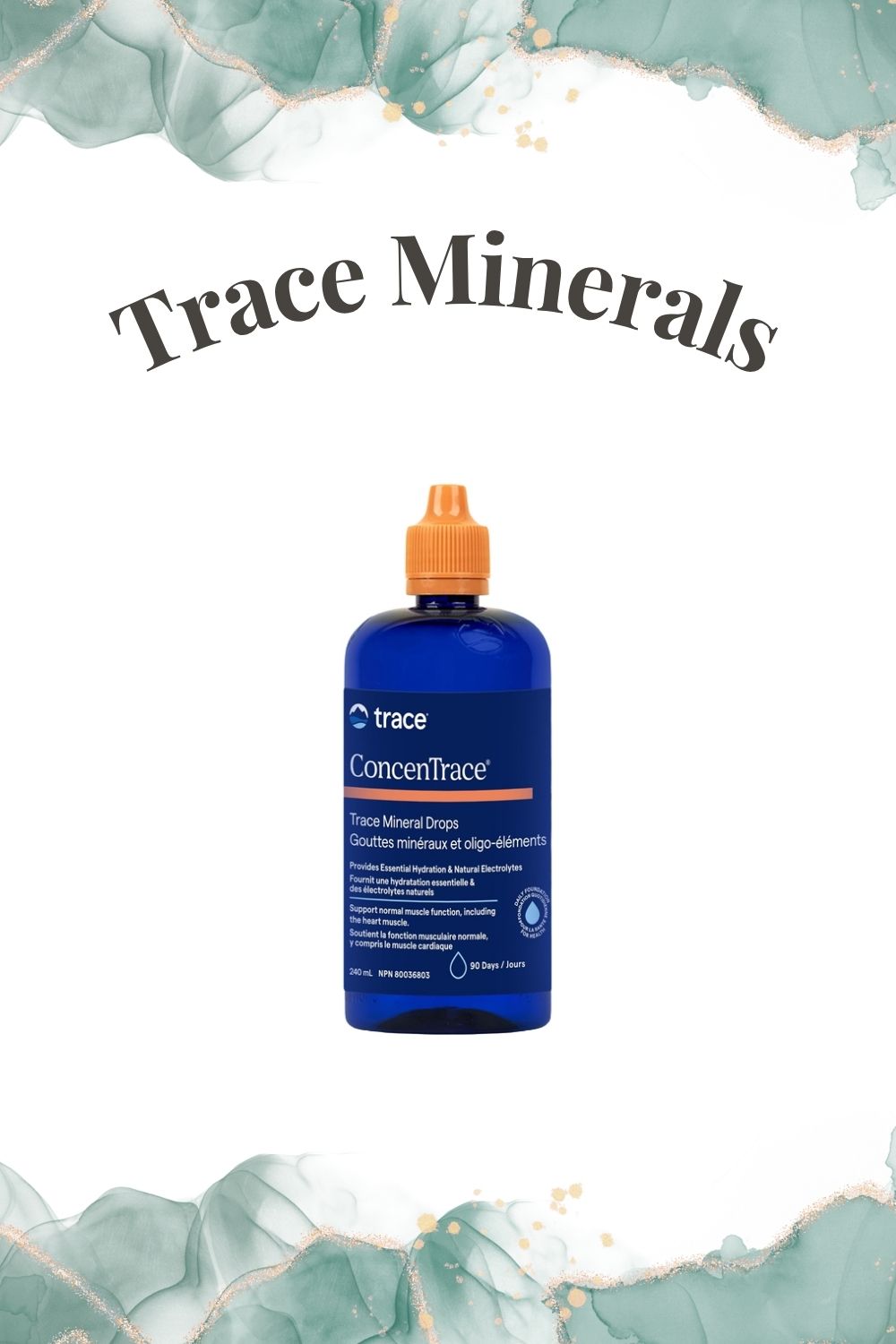Clean Living Faves trace minerals